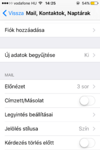 új email fiók hozzáadása
