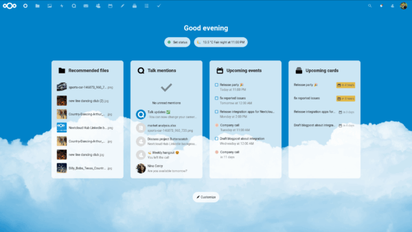 Felügyelt Nextcloud